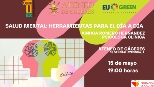 La UEx y la Alianza EU GREEN organizan una charla sobre salud mental en el Ateneo de Cáceres